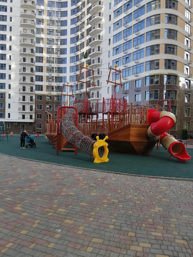Апартаменты В Аркадии С Террасой И Прямым Видом На Море Odessa Esterno foto
